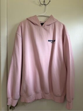 White Fox Pink Hoodie L/XL